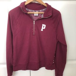 PINK Purple Quarter Zip Jacket